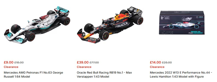 F1 Sale Banner